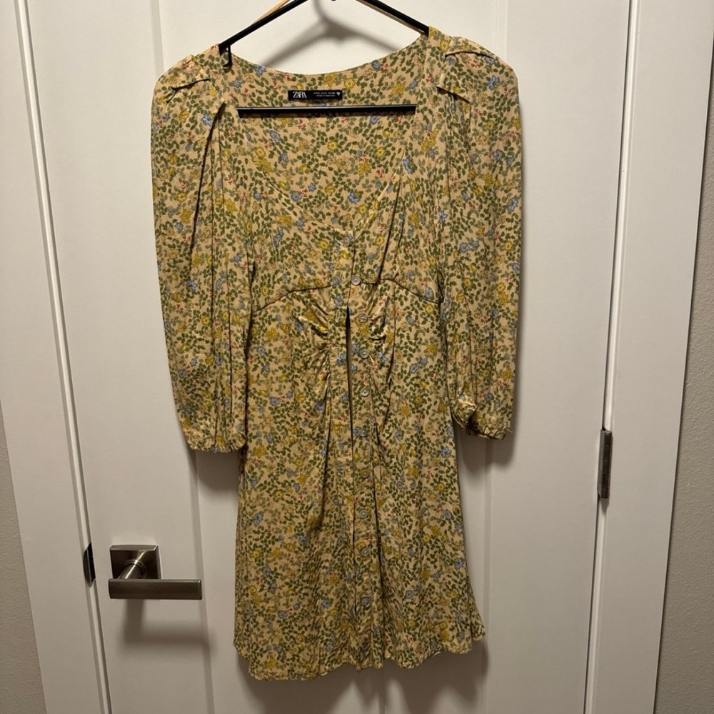 ZARA floral print dress